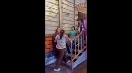 Woman Trips on Way Out of House of Terror