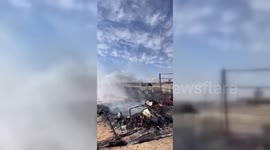 Temporary Home For Gaza Family Destroyed