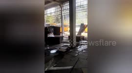 Fire broke out in roadways workshop on Northern India , no casualty