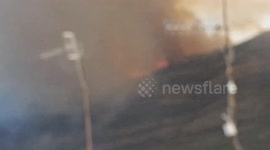 Spain: Forest Fire Rages In Alicante Province Forcing Residents To Evacuate