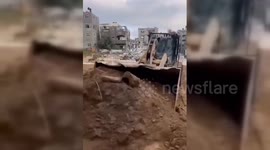 GRAPHIC CONTENT: A mass grave was discovered after Israel retreated from Beit Lahya