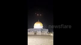 Iranian rockets over Jerusalem, Israel