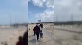 Gazans Make Perilous Journey North