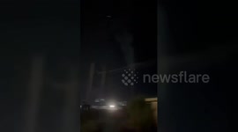 The passage of cruise missiles fired from Iran over Iraqi airspace