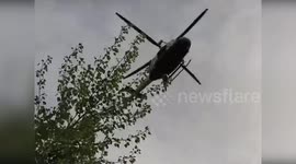 Firefighters Save Two Youths Stranded on Rock in Arno River in Arezzo, Italy