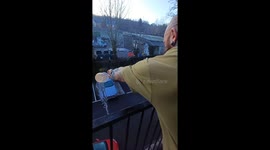 Poured Water Helps Melt Windshield Ice