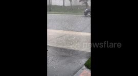US: Severe Thunderstorm Brings Large Hail To Washington, D.C. Metropolitan Area