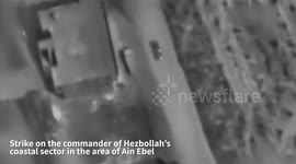 IAF aircraft eliminated the commander of Hezbollah’s coastal sector in he area of Ain Ebel in Lebanon