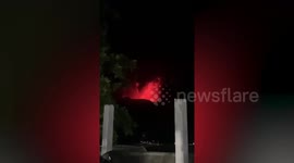 Mount Ruang volcano erupts in Indonesia