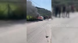 Israel struck a vehicle in Southern Lebanon