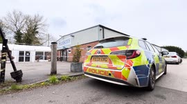 Celebrity auctioneers broken into in early morning raid, Etwall, Derbyshire