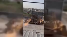 Israeli bulldozers destroy infrastructure in West Bank refugee camp