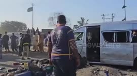 2 terrorists killed in attack on foreign nationals' convoy in Pakistan's Karachi