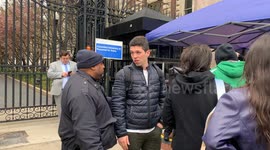 Anti-Israel Protestors Clash with Jewish Student at Colombia University