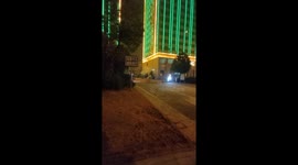 Chinese New Year fireworks mishap: ground-bursting spectacle startles passerby