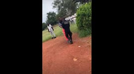 War with police and civilians against school milieu offence