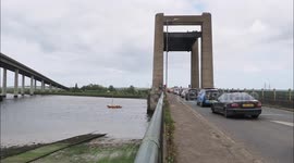 Kingsferry Bridge repairs delayed to help school children and cyclists in Kent, UK
