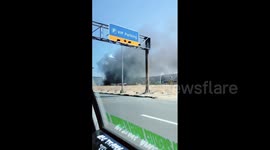 Fire erupts at Manila Airport parking area burning several cars