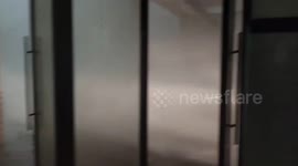 Terrifying storm whips through homes in China