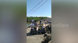 Dozens of students injured when bridge collapsed