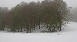 On April 21st, heavy snowfall covered Bocca della Selva, a hamlet in the municipality of Cusano Mutri, located at around 1400 meters above sea level. The heavy rainfall affected all of central/southern Italy.