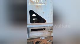 In Northern India a 5-Year-Old who travelled 100km in sweltering heat rescued from train's Undercarriage