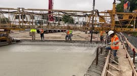 USA: US 101 Bridge Replacement Project Reaches Concrete Pour Milestone