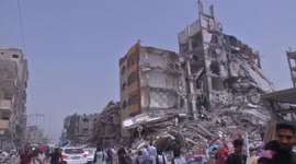 Gaza: Survivors left living among rubble after Israeli assault on Nuseirat refugee camp