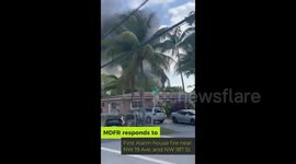 USA: Multiple MDFR Units Respond to House Fire