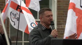 Mounted police and scuffles in Central London as thousands join St George’s Day gathering on Whitehall