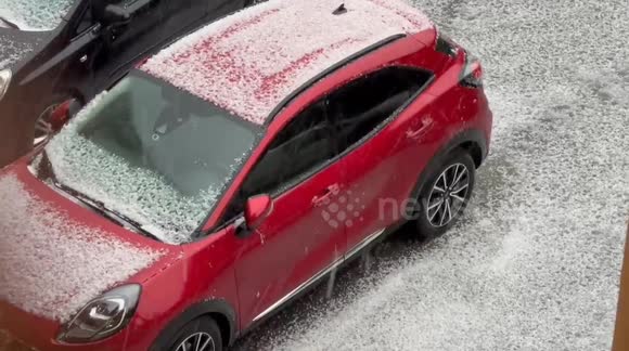 France: Intense Hail Storm Hits Parts Of Alpes-Maritimes - Buy, Sell or Upload Video Content with Newsflare