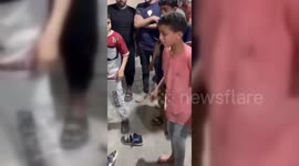 Palestine: Boy Breaks Down, Recognising Dead Father in Rafah