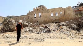 Palestinian mourns history as Israel destroys archaeological sites in Gaza