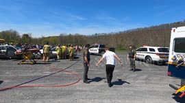Mock DUI testing at Southern Columbia High School