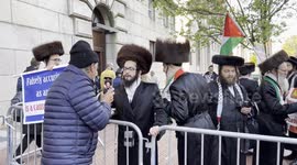 Jewish Protestors Stand in Solidarity with Palestine for Peace and Justice