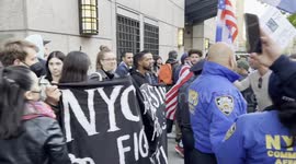 Columbia University Pro-Israel Protest March, New York