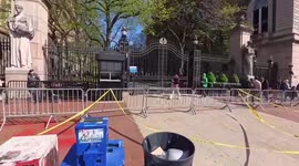 Columbia University encampment holds on as negotiation in progress