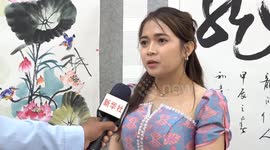 Cambodia-China paintings exhibition held in Cambodian capital