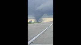 Interstate encounter: witnessing a tornado's fury