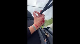 Shocking accident in Phoenix: driver in daze after car flips