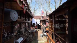 Grandad spends 25 years turning back garden into - Wild West 'town'