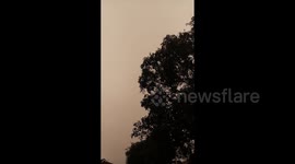 Indonesia: Volcanic Smoke Shrouds Skies After Mount Ruang Eruption