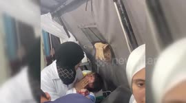 Palestine: Children were injured after the bombing of a home in Rafah