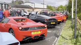 A great line up of many Ferrari cars old and new, Some stunning examples here in 1 video.