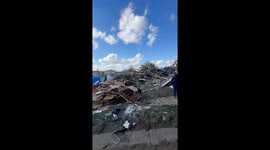 Old Coach road Elkhorn Nebraska EF-3 tornado damage