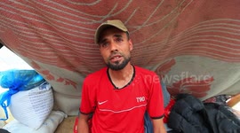 Palestine: A young man was injured in Jabalia while searching for barley, then he came to Rafah to be treated