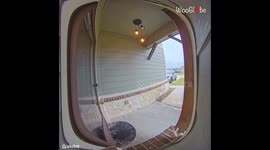Vibrant daughter leaves mom daily messages on doorbell camera