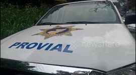 Guatemala: Truck Plunges into River in Mazatenango Accident