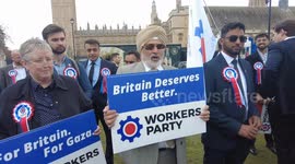 Workers Party, rallied for the 2024 general election in London, UK