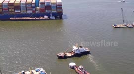 USA: U.S. Coast Guard Places Buoy Markers to Guide Commercial Vessels Post-Key Bridge Incident